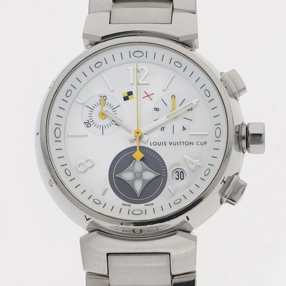 LOUIS VUITTON Watches Q132C Stainless Steel Quartz - Picture 1 of 9